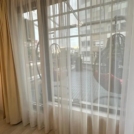 Garden - Two Large Terraces With Hanging Chairs And Sunset View Apartman