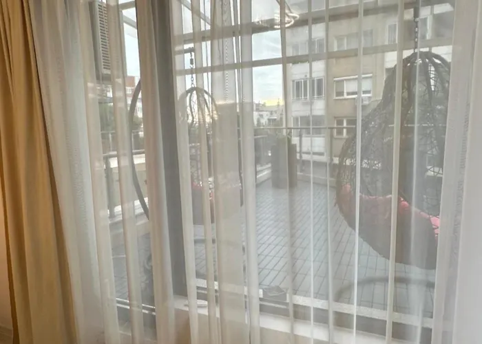 Garden - Two Large Terraces With Hanging Chairs And Sunset View Apartament