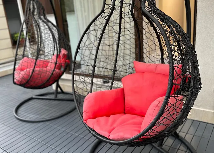 דירה Garden - Two Large Terraces With Hanging Chairs And Sunset View סופיה